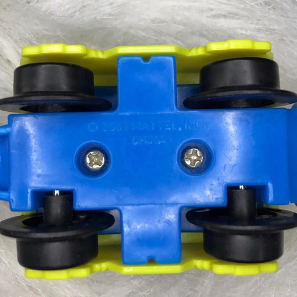 Vintage Plastic Fisher Price Train Cars w/ Caboose - Picture 11 of 16